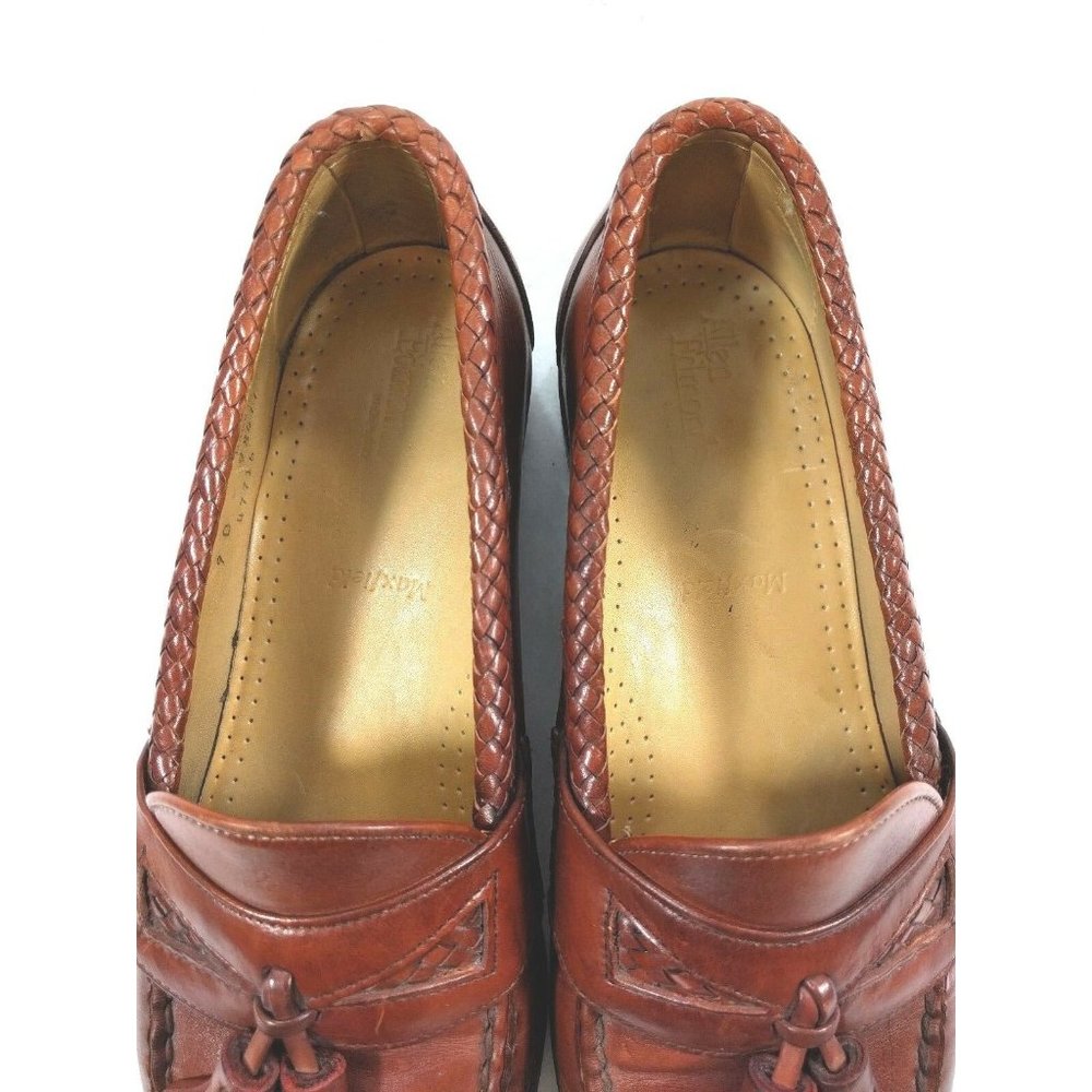 Allen Edmonds Maxfield Walnut Woven Trim 9 - Picture 8 of 8